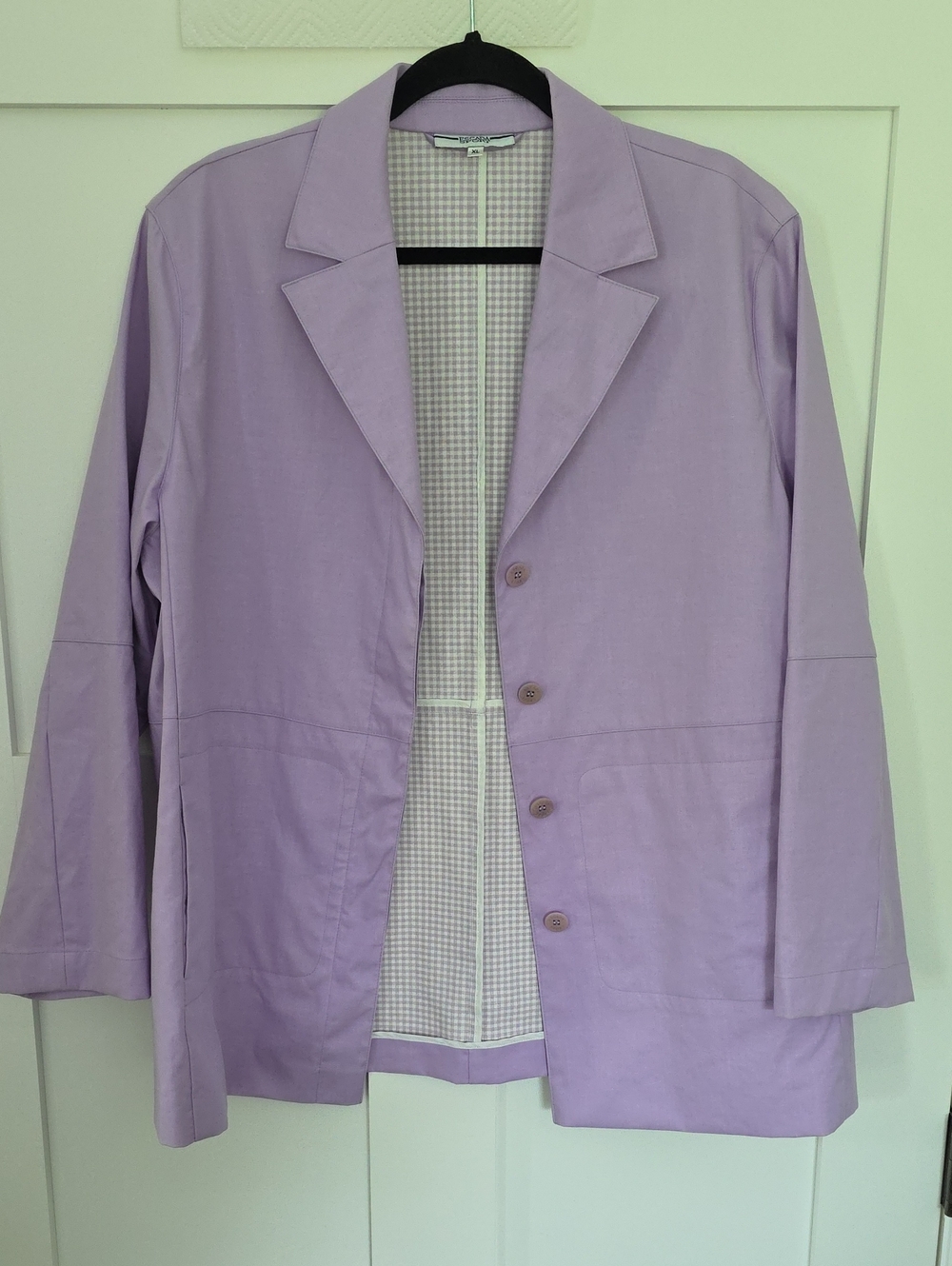 Escada Sport Lilac Single-Breasted Blazer Jacket XL